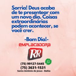 Bom dia!! 