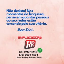 Não desista! Nos momentos de fraqueza...ver mais 